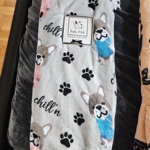 PICKLE & DOT OVERSIZED PLUSH THROW 60X70